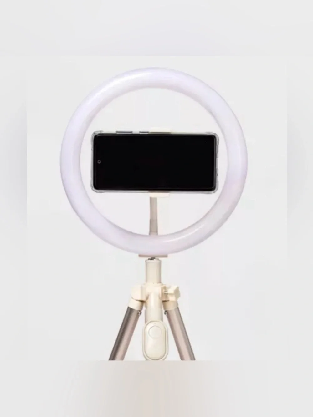 HEYDAY Ring Light with Tripod Stone White 10” Diameter New in Box